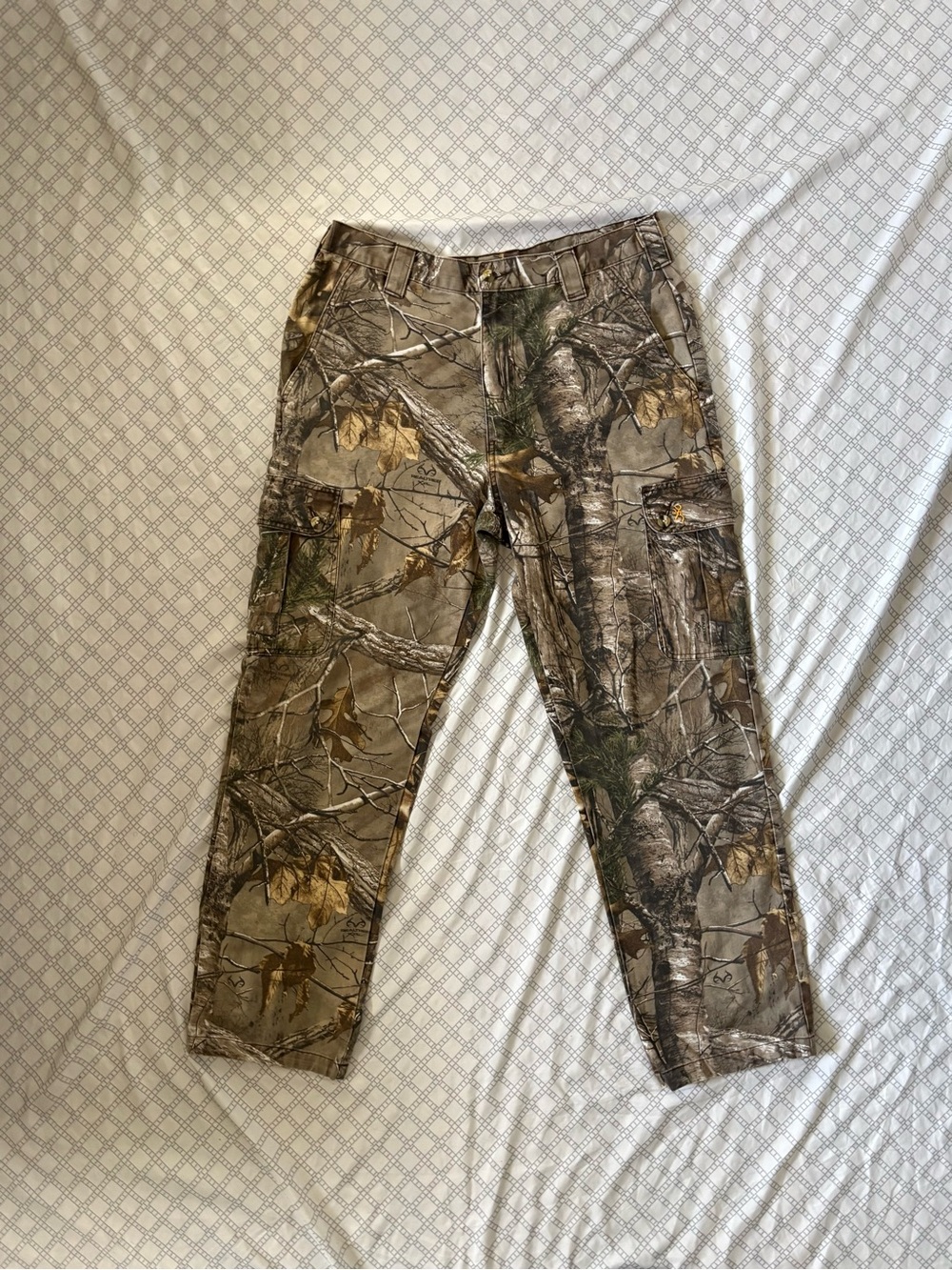 Browning Men's Realtree Camouflage Cargo Pants - Brown/Green/Tan